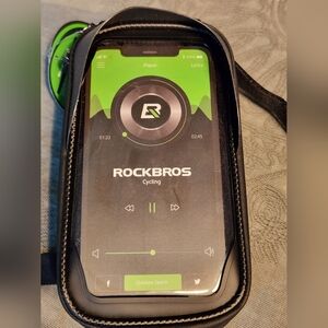 Black Bike Handlebar Bag